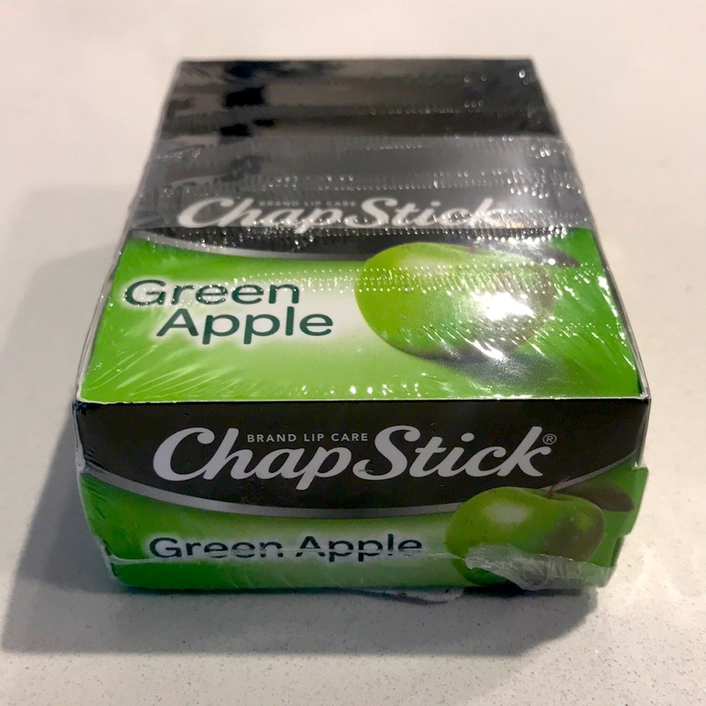 New 12 pack of Chapstick Green Apple